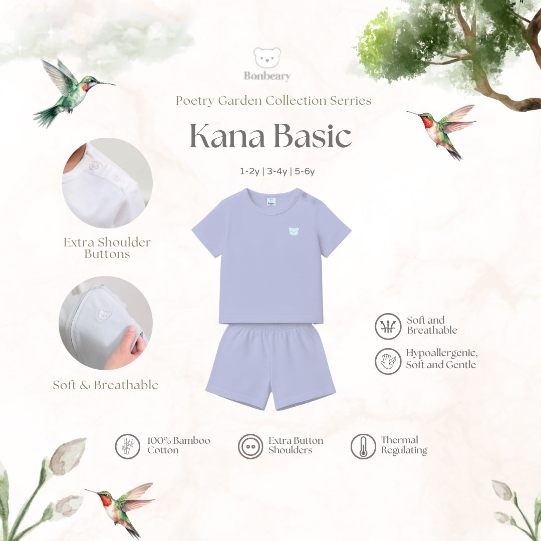 BONBEARY Kana Basic Bamboo Cotton Set 1-6yrs (Children's Clothing Children's Clothing Set/ Children's Clothing Set)