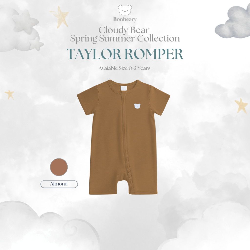 Taylor Romper in Almond