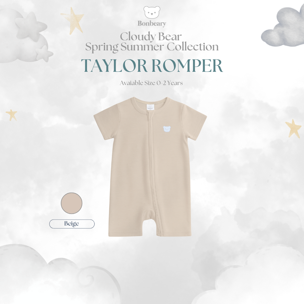 Taylor Romper in Beige