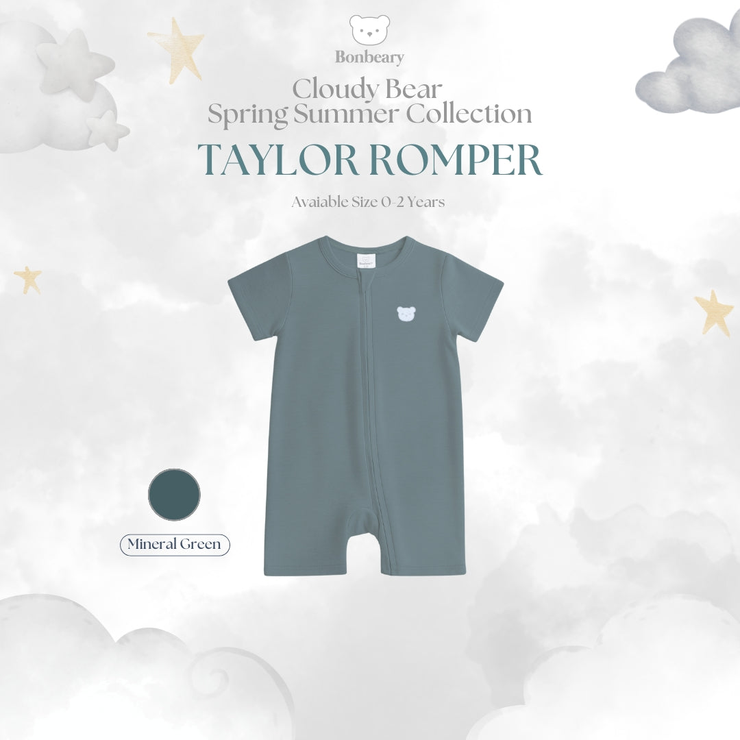 BONBEARY Taylor Bamboo Cotton Romper 0-2yrs (Jumper Romper/ Jumpsuit Kids & Baby Playsuit/)
