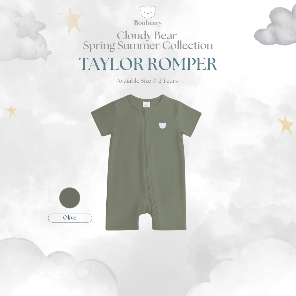 Taylor Romper in Olive