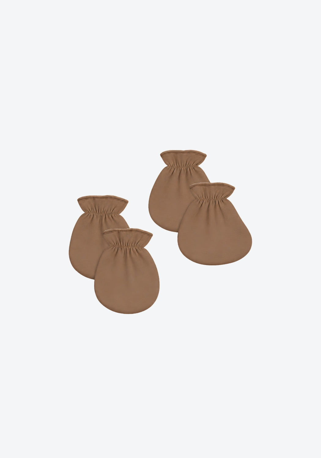 Mittens Booties in Taupe