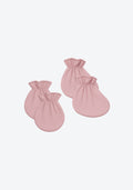 Mittens Booties in Blush