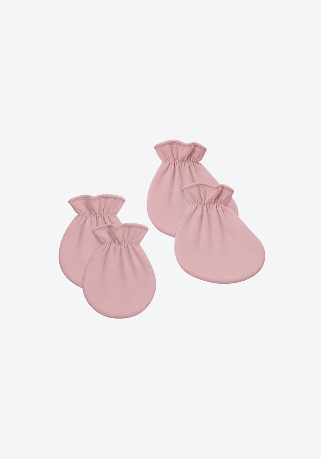 Mittens Booties in Blush