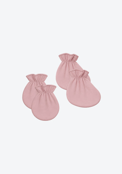 Mittens Booties in Blush
