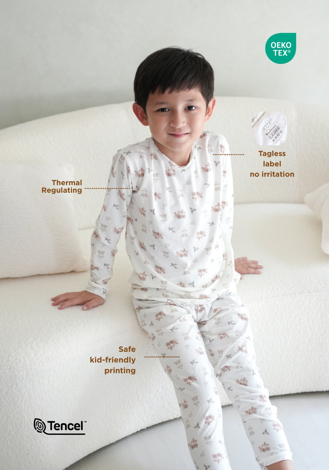 TENCEL™ Pyjamas in Château Enchanté