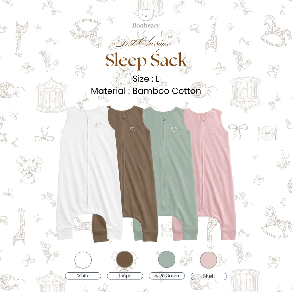 BONBEARY Bamboo Cotton Sleep Sack Newborn Toddler/ 0-3 years Instant Baby Swaddle/ Sleeping Sack/ Sleep Walker