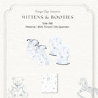 TENCEL™ Mittens Booties in Vintage Toys