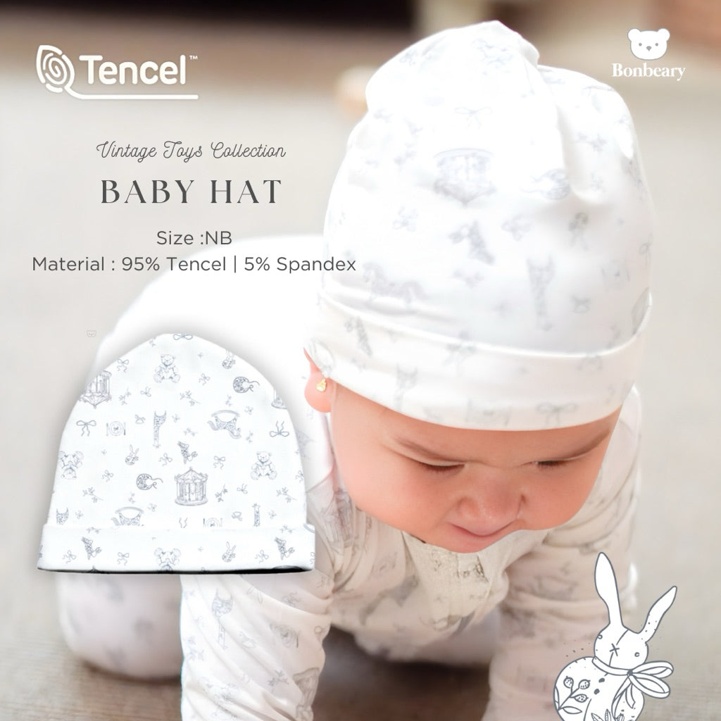 TENCEL™ Baby Hat in Vintage Toys