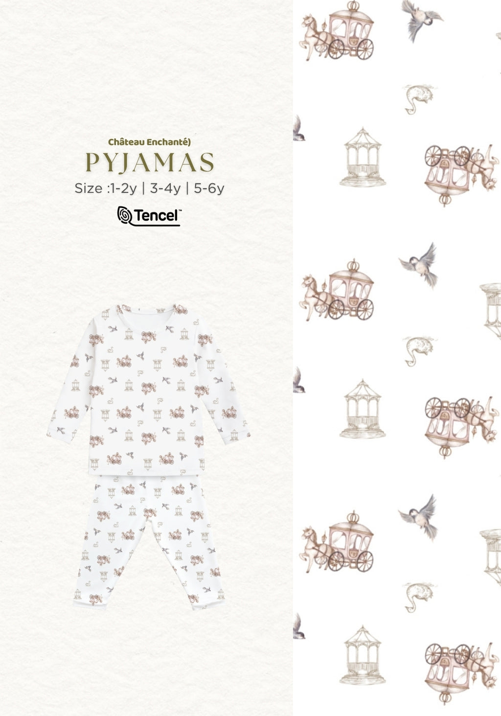 TENCEL™ Pyjamas in Château Enchanté