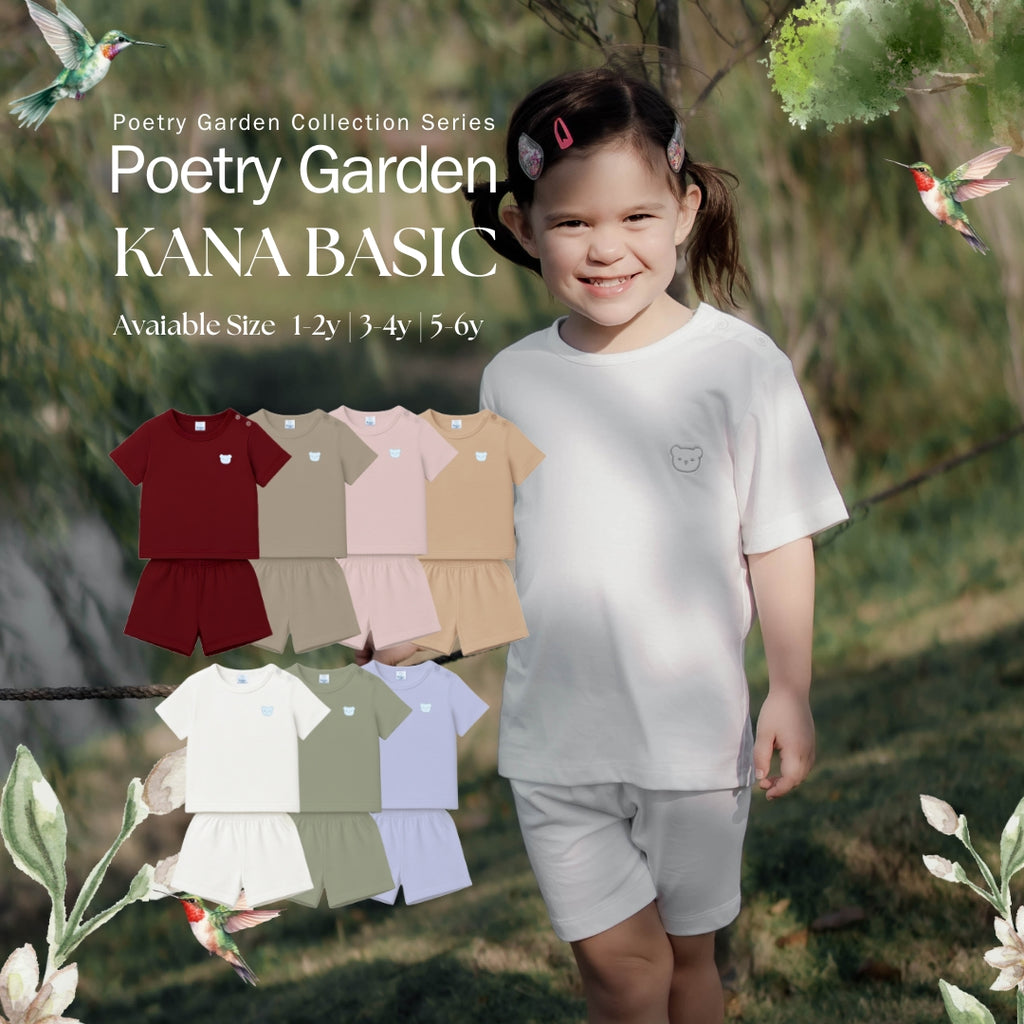 BONBEARY Kana Basic Bamboo Cotton Set 1-6yrs (Children's Clothing Children's Clothing Set/ Children's Clothing Set)