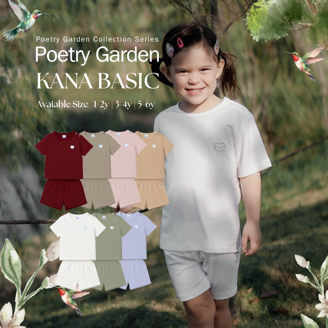 BONBEARY Kana Basic Bamboo Cotton Set 1-6yrs (Children's Clothing Children's Clothing Set/ Children's Clothing Set)
